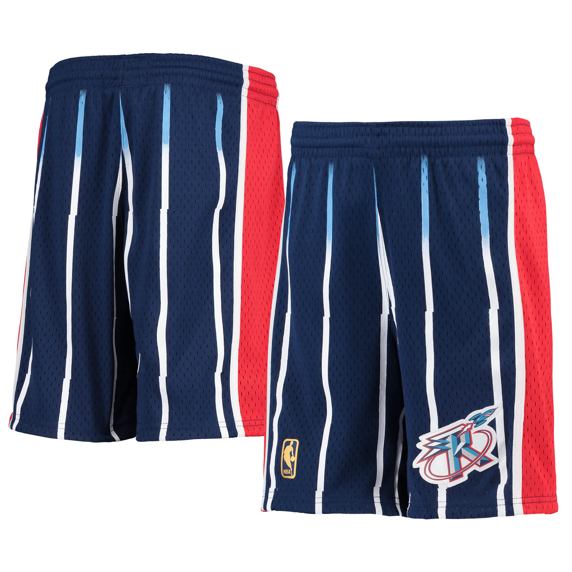Youth Mitchell \u0026 Ness Navy Houston Rockets Hardwood Classics Swingman Shorts